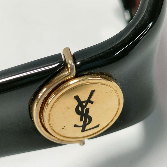 Pink and black retro YSL sunglasses - Picture 6 of 8